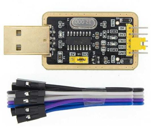 CH340G Конвертер, адаптер USB-UART USB в TTL (RS232) CH340