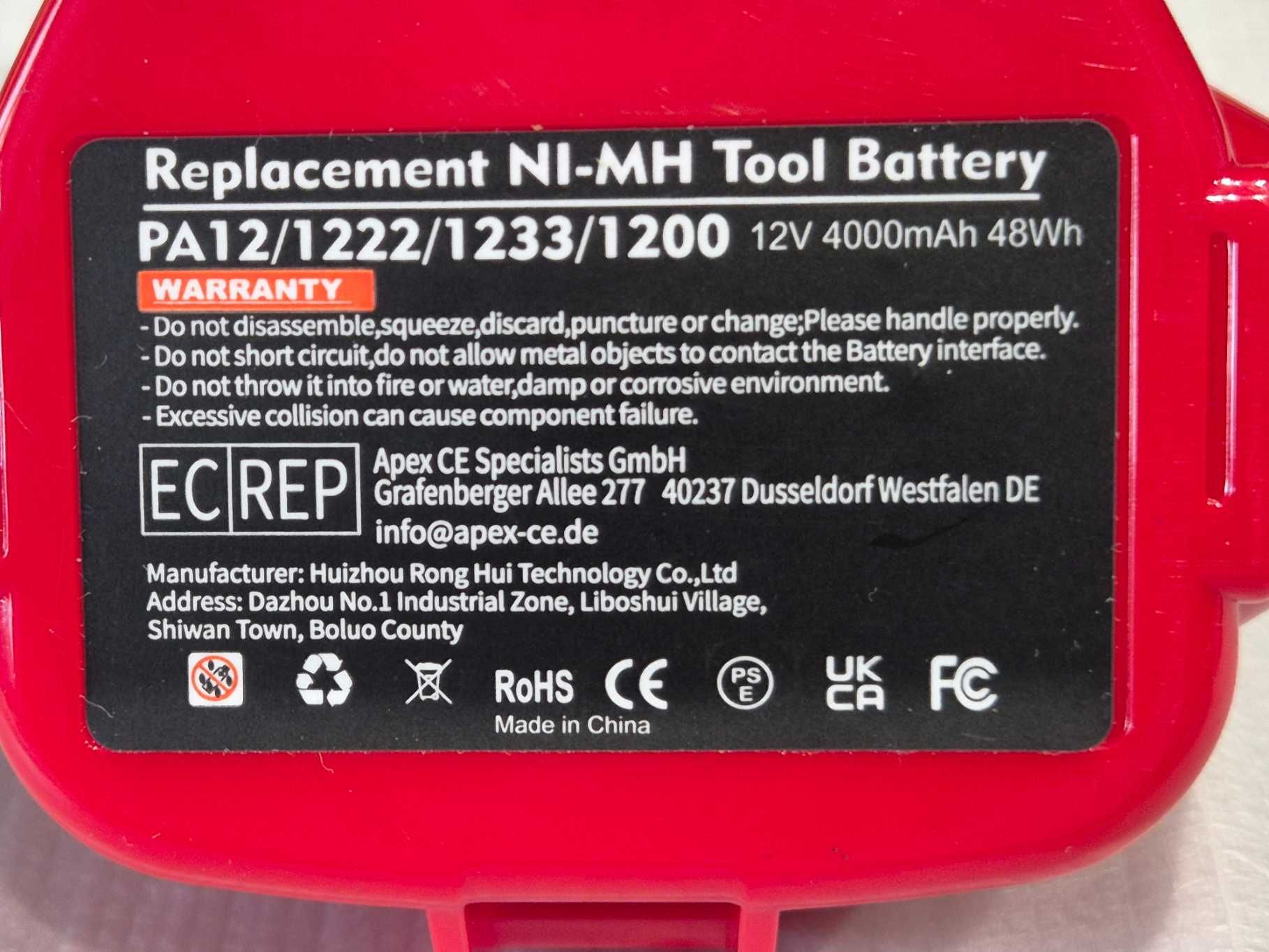 Akumulator bateria do Makita 12 V pojemność 4000 mAh pakiet 2 szt