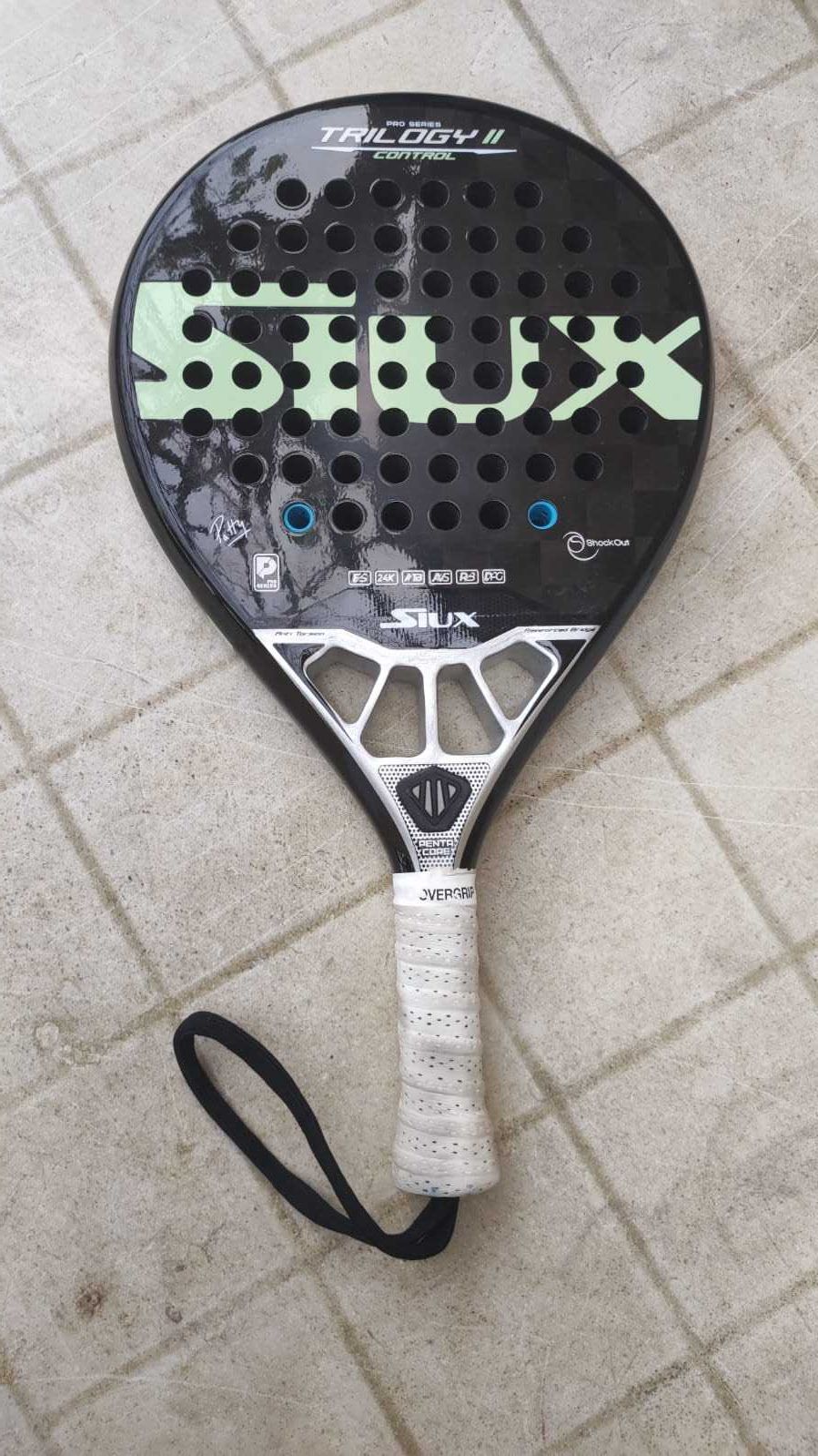 Padel Racket Siux Trilogy II Control 24k Patty