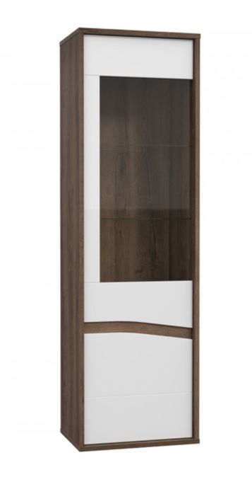 Witryna z kolekcji WHITE SEA lewostronna, Dąb Szlachetny-Biały Połysk