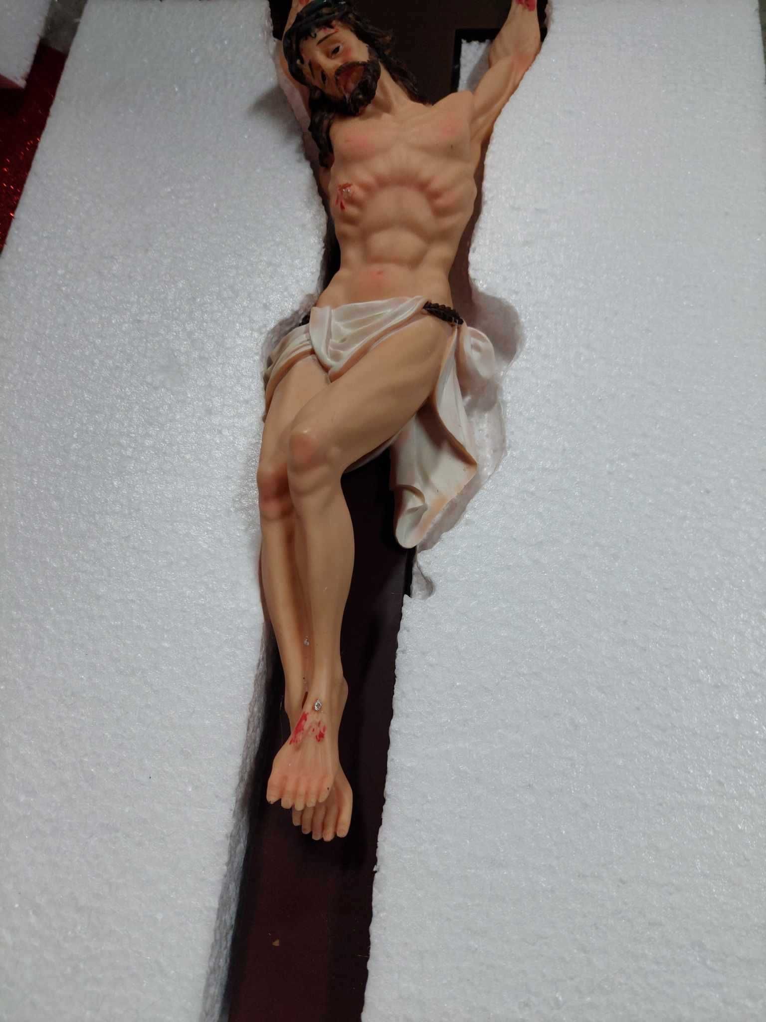 Cristo na Cruz 52cm NOVO