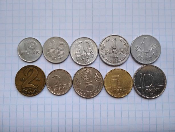 Монеты  Венгрии.