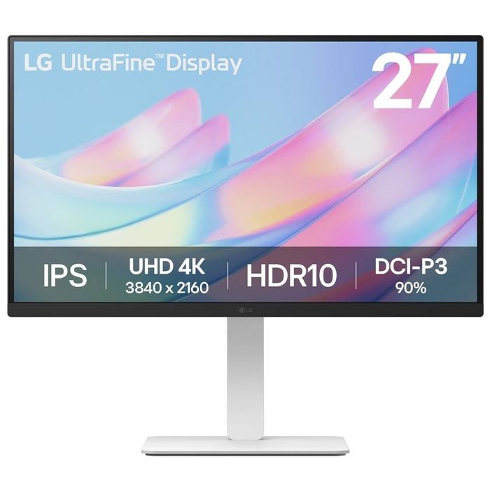 Monitor LG UltraFine 27US550-W IPS 27" 4K UHD 16:9 60Hz Branco