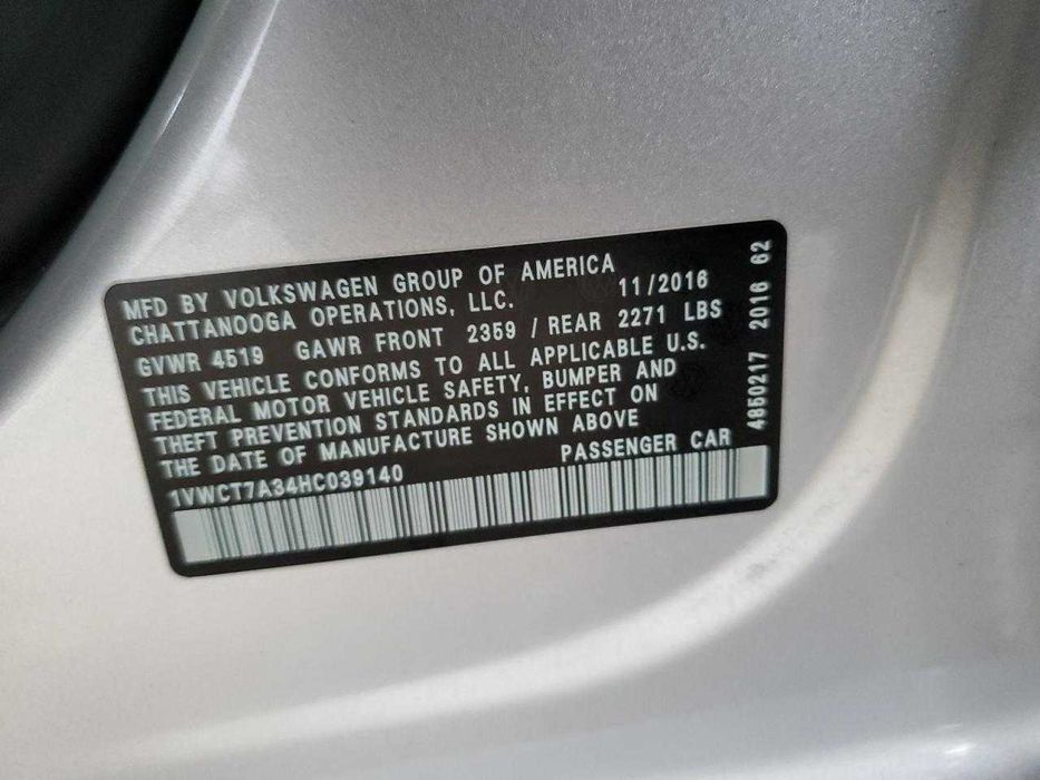 2017 Volkswagen Passat SEL Premium