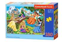 Puzzle dla dzieci bajkowe bajki  180 elementów Princesses in Garden