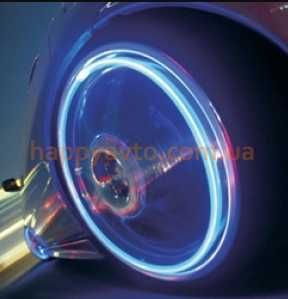 Светодиодная подсветка колес велосипеда, авто на ниппель