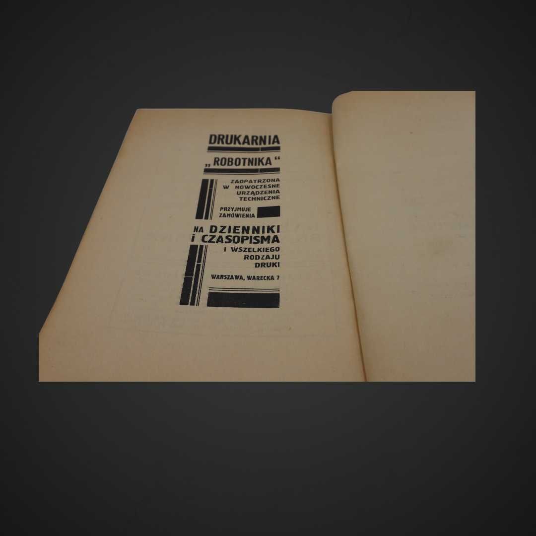 Kalendarz KOLEJARZA 1932R Drukarnia Warszawa Warecka7 lk0504