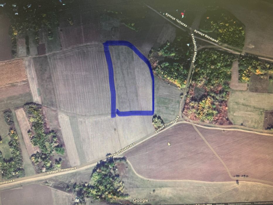 Земельна ділянка осг 2га