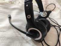 Phones para telemarketing com comando de som e mute