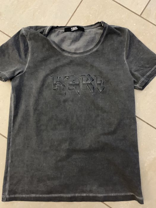 Karl Lagerfeld koszulka, T-Shirt r. XS/S logowana vintage