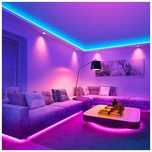 Підсвічування стелі стін LED стрічкою світлодіодною RGB pixel smart 8