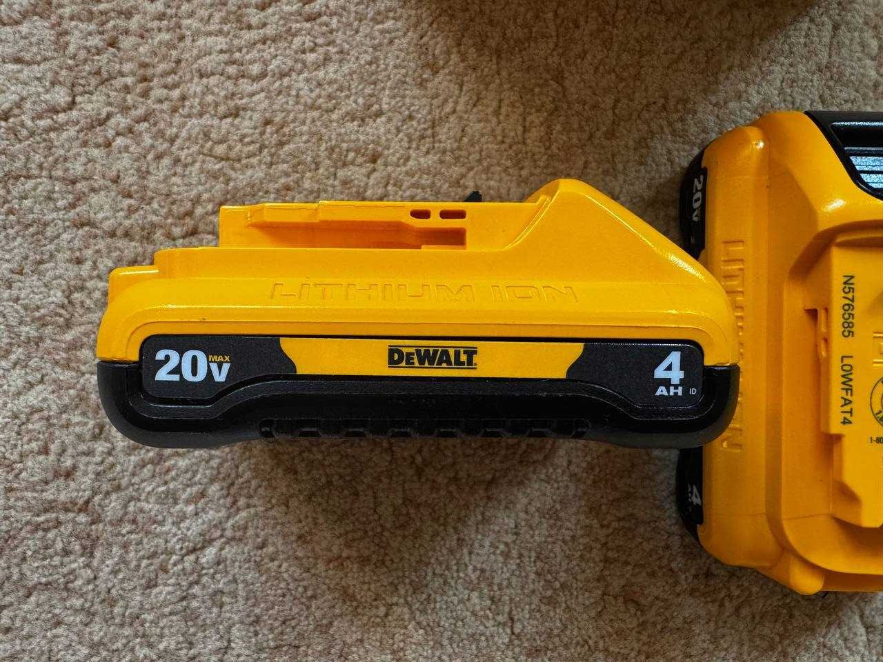 Нові Оригінальні запаковані акумулятори DEWALT 18/20V DCB204 4Ah