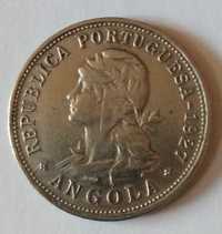 Moeda de 50 centavos Angola 1927