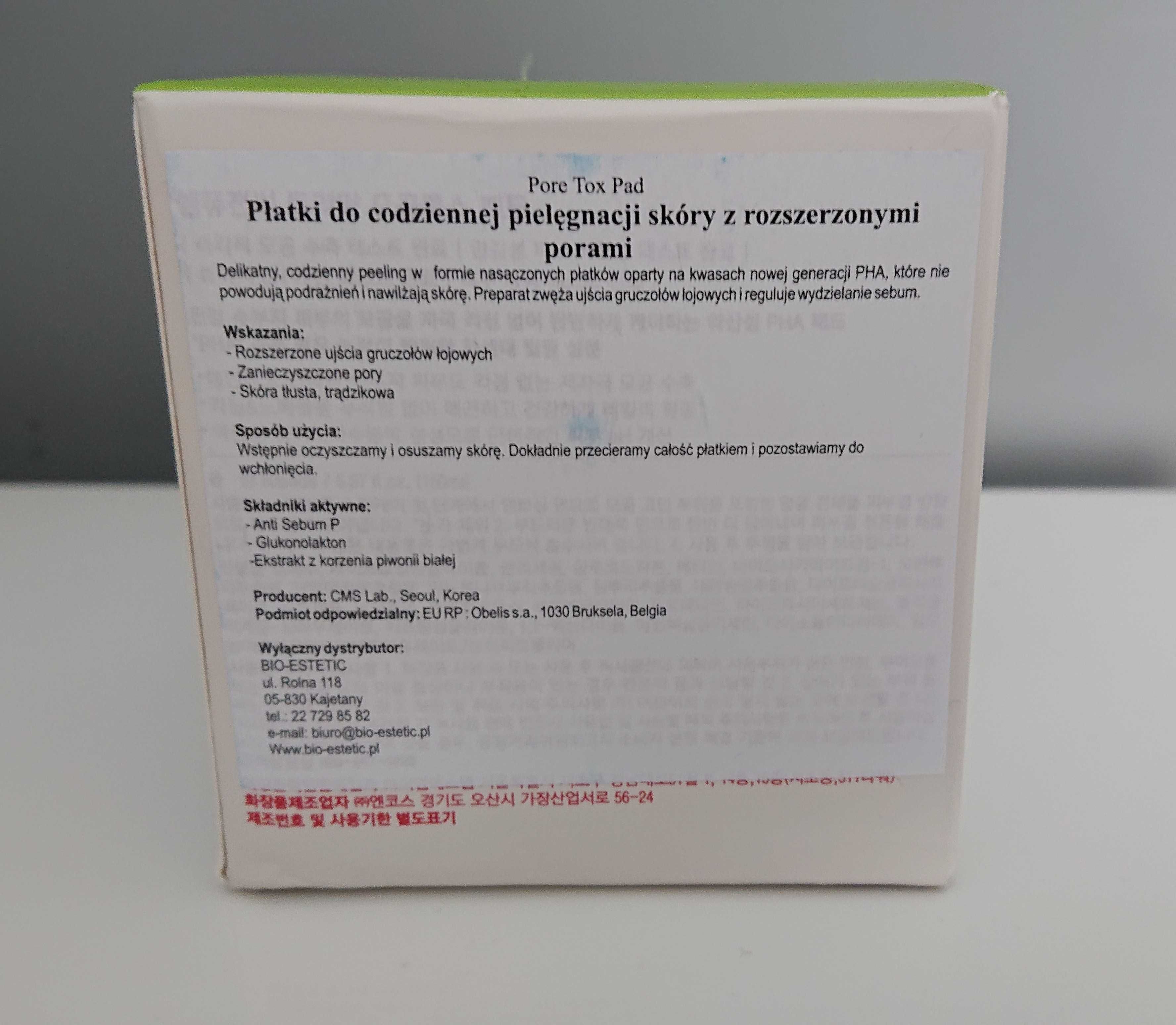 Cell Fusion C Pore Tox Pad Oczyszczające Płatki Twarzy Zwężające Pory