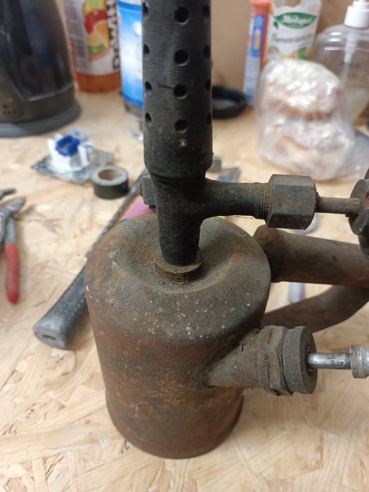 Lampa PRL lutownicza kopalniana