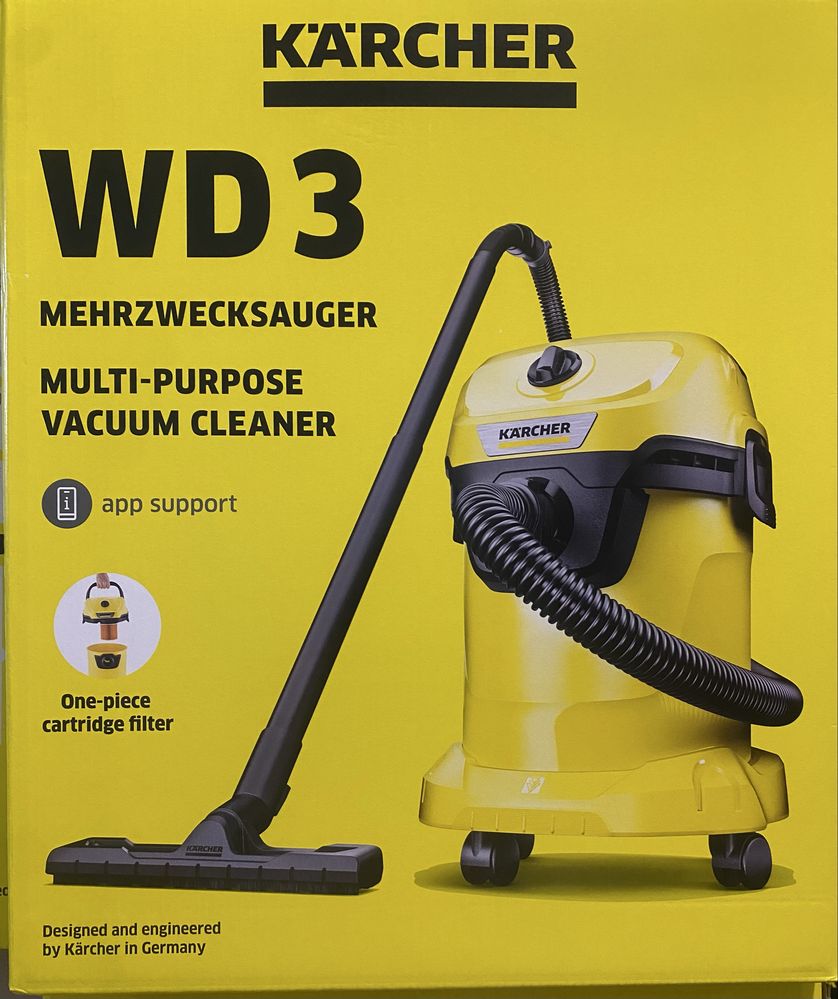 Професійний пилосос Karcher WD 3 V-17/4/20 (1.628-127.0) нові!