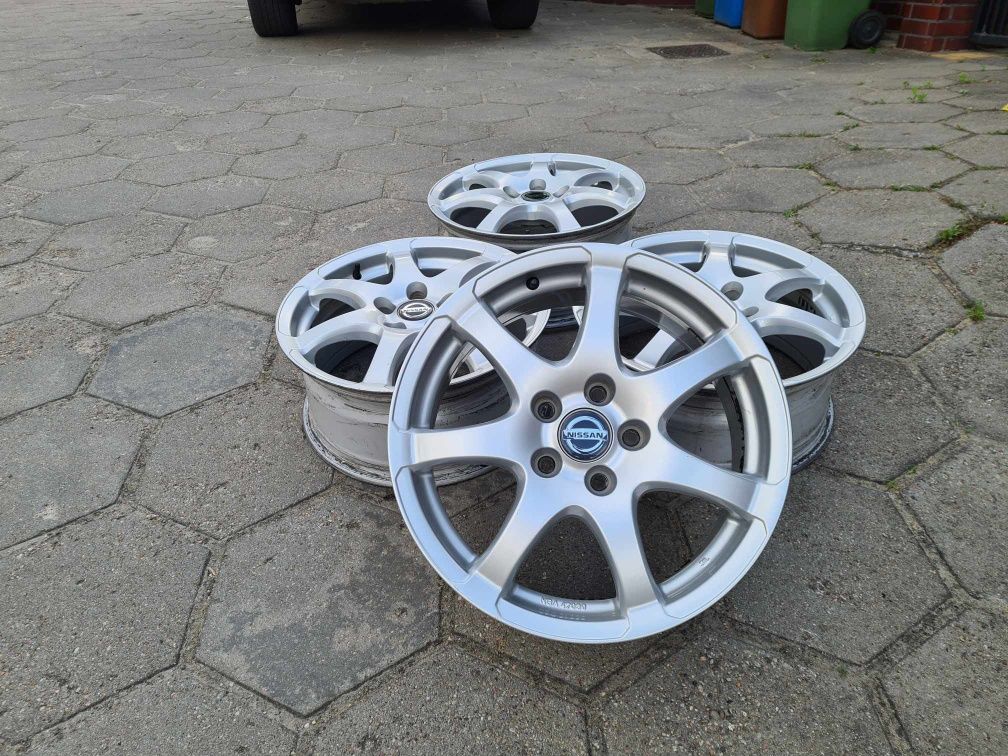 Alufelgi 17" 5x114.3 Nissan Qashqai Juke Leaf X-trail Primera Hyundai