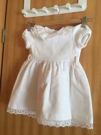 Vestido branco 9meses