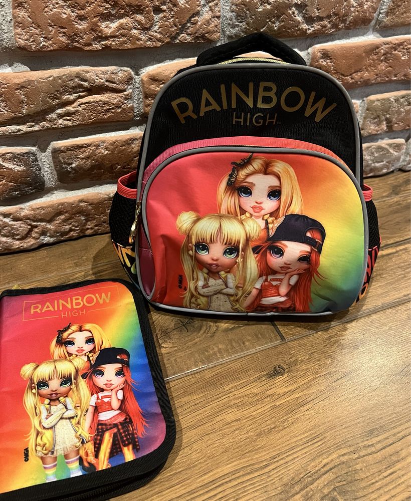 Oryginalny plecak Rainbow High na Mikołajki do przedszkola   piórnik