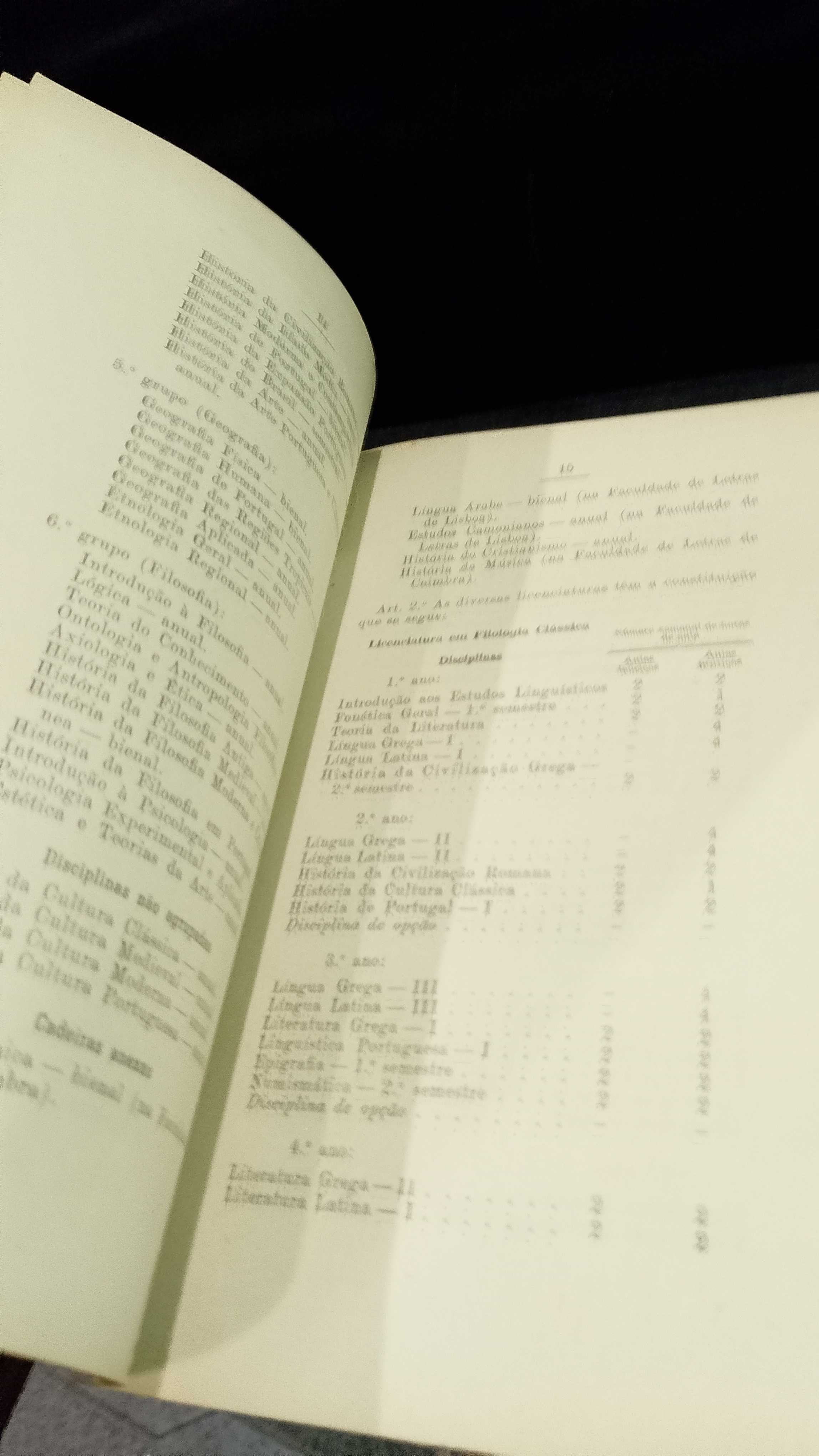 Reforma das Faculdades de Letras 1957 Decreto nº41341