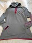 Nike just do it bluza damska szara z kapturem r. L logo Nike rozowe