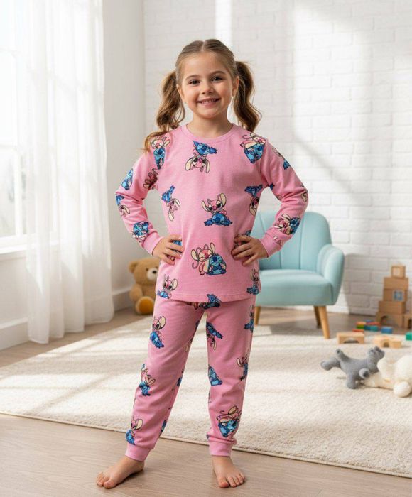 Bawełniana Piżama dla dziewczynki Stitch od Koçak Kids