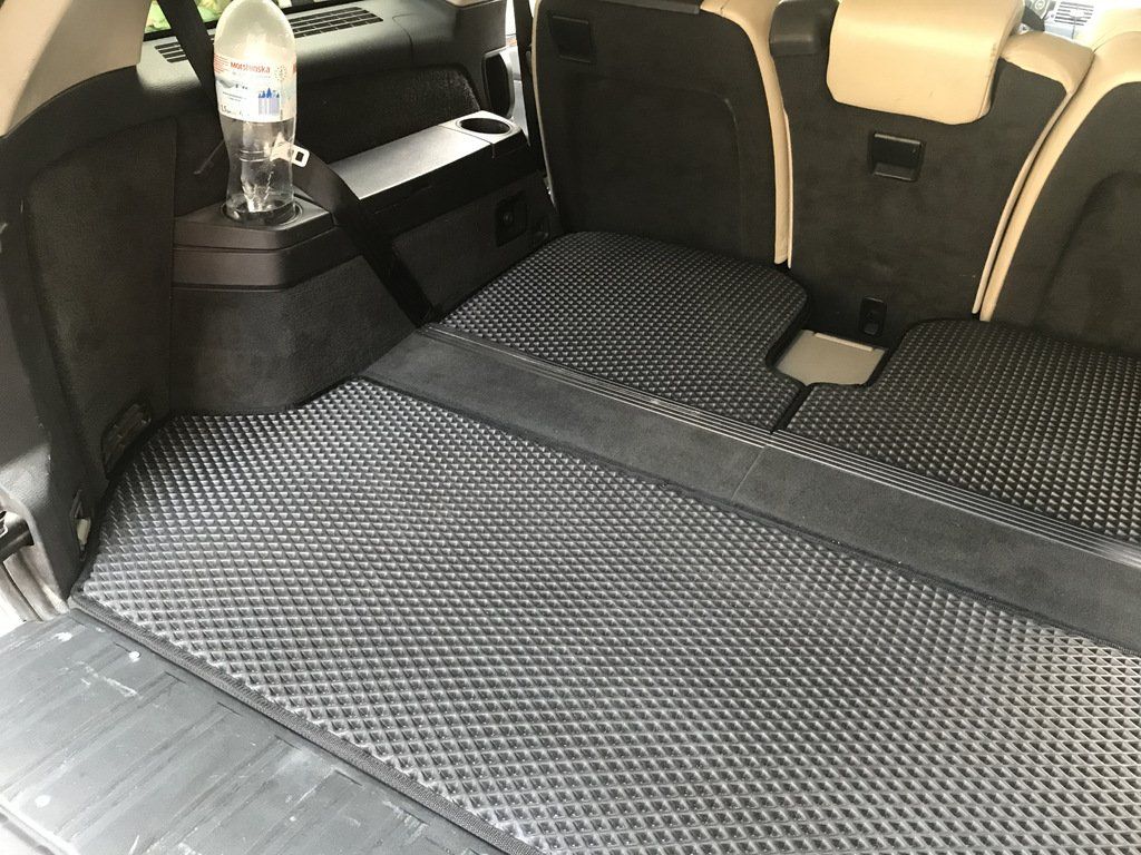 Volvo XC90 2002-2016 Коврик багажника с 3 частей (EVA, черный)