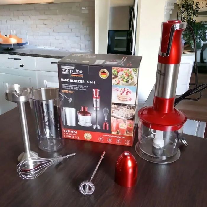 Погружной блендер  Zеpline 5 в 1 , 1500 Вт