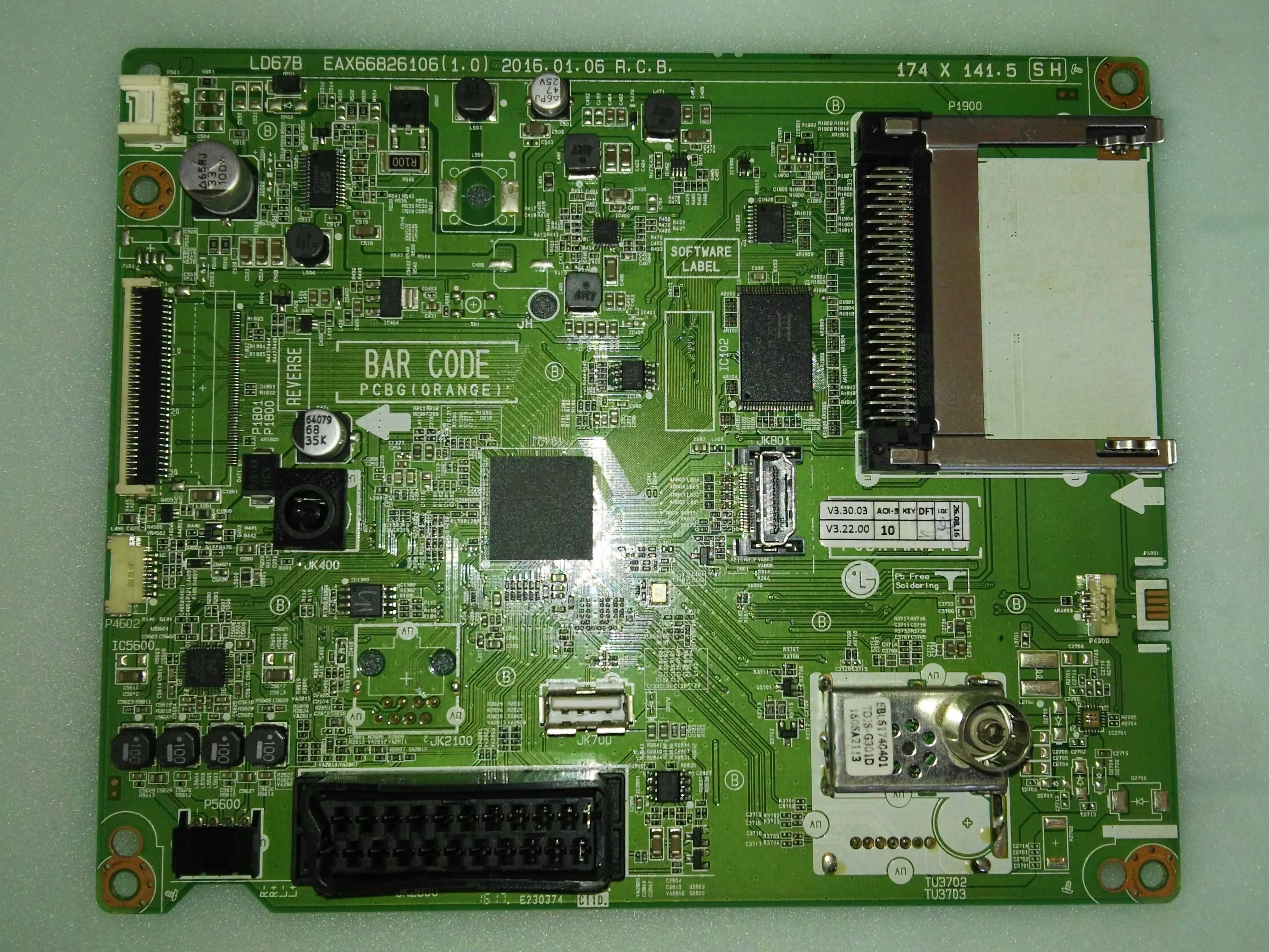 Mainboard LG 32lh510 ld67b eax6 6 8 2 6 1 0 6