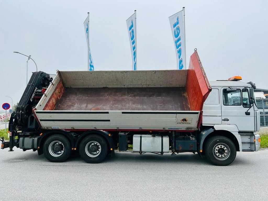 Самоскид MAN 33.464 Kipper 6x4 кран маніпулятор Hiab 400  19м  6700 кг
