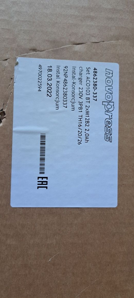 NOWA Zaciskarka do rur Novopress ACO 103 Bluetooth