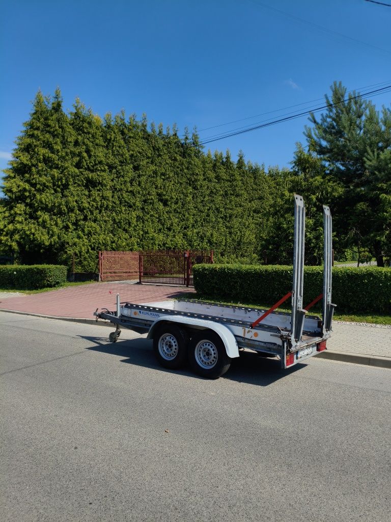 DMC 2700 kg. Przyczepa pod minikoparkę wozidlo i inne maszyny budowlan