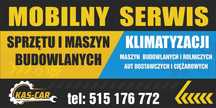 mobilny serwis sprzętu i maszyn budowlanych  naprawa spawanie