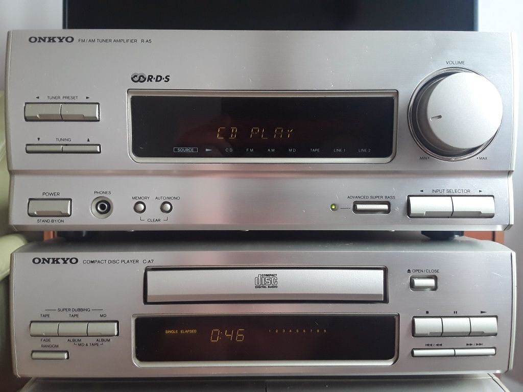 Wieża ONKYO RA-5 K-WA7 C-A7  RDS