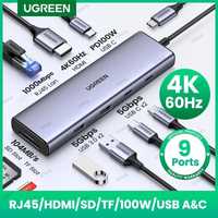 Usb hub ugreen 9 in 1 юсб хаб