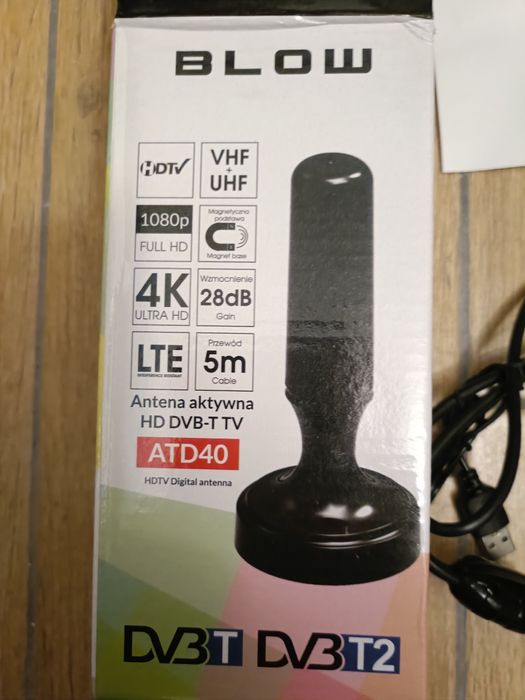 Antena pokojowa DVB-T/DVB-T 2