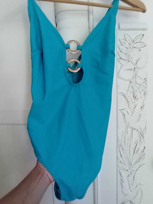 Jednoczęściowy kostium kąpielowy L 40A bikini plażówki strój