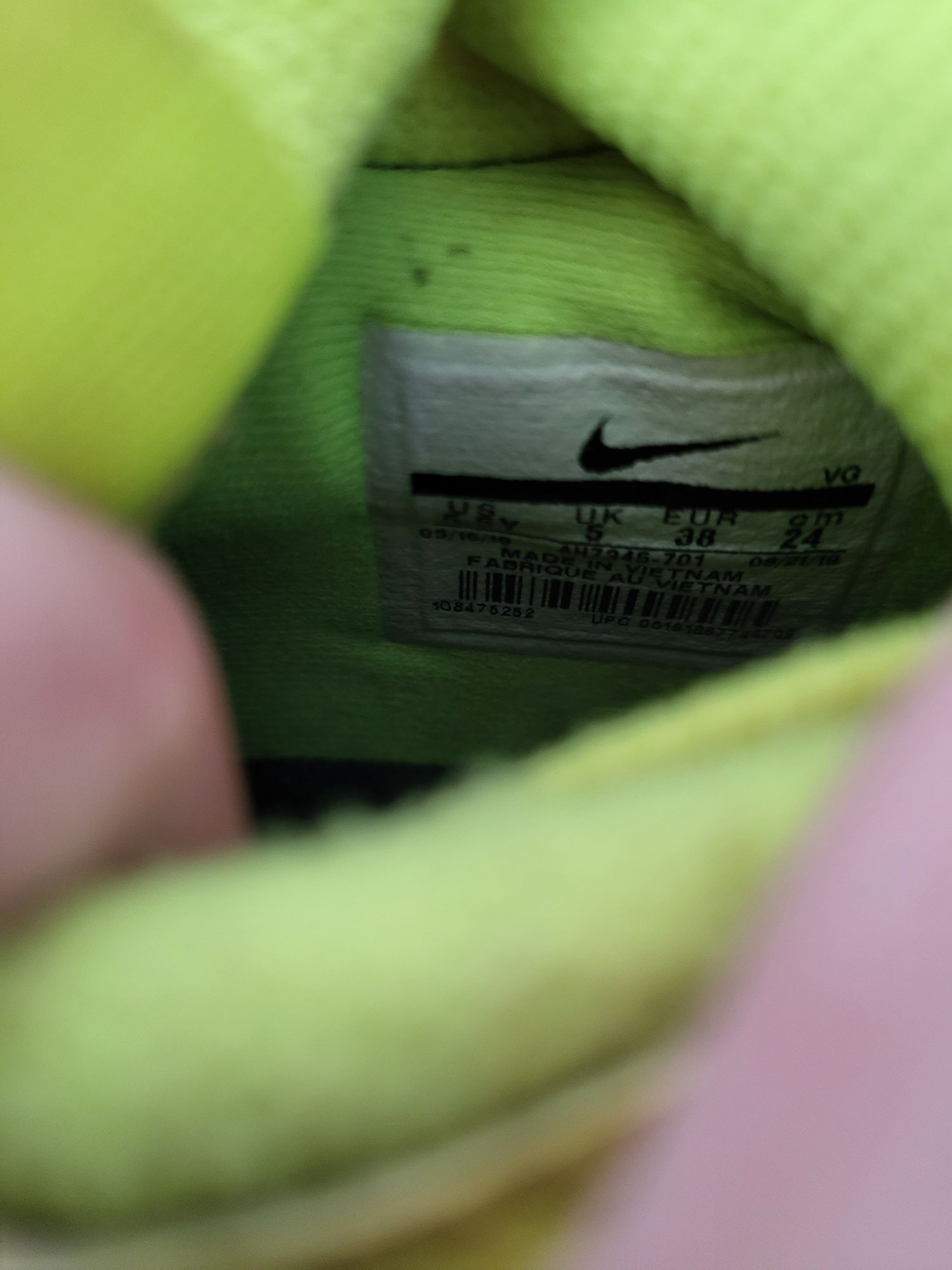 Nike mercurial turf r.38 dł.24cm
