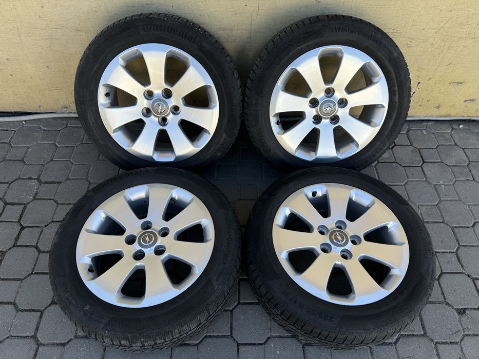 Koła Alufelgi 17” 5x120 + Opony Zimowe 225/55R17 Opel Insignia