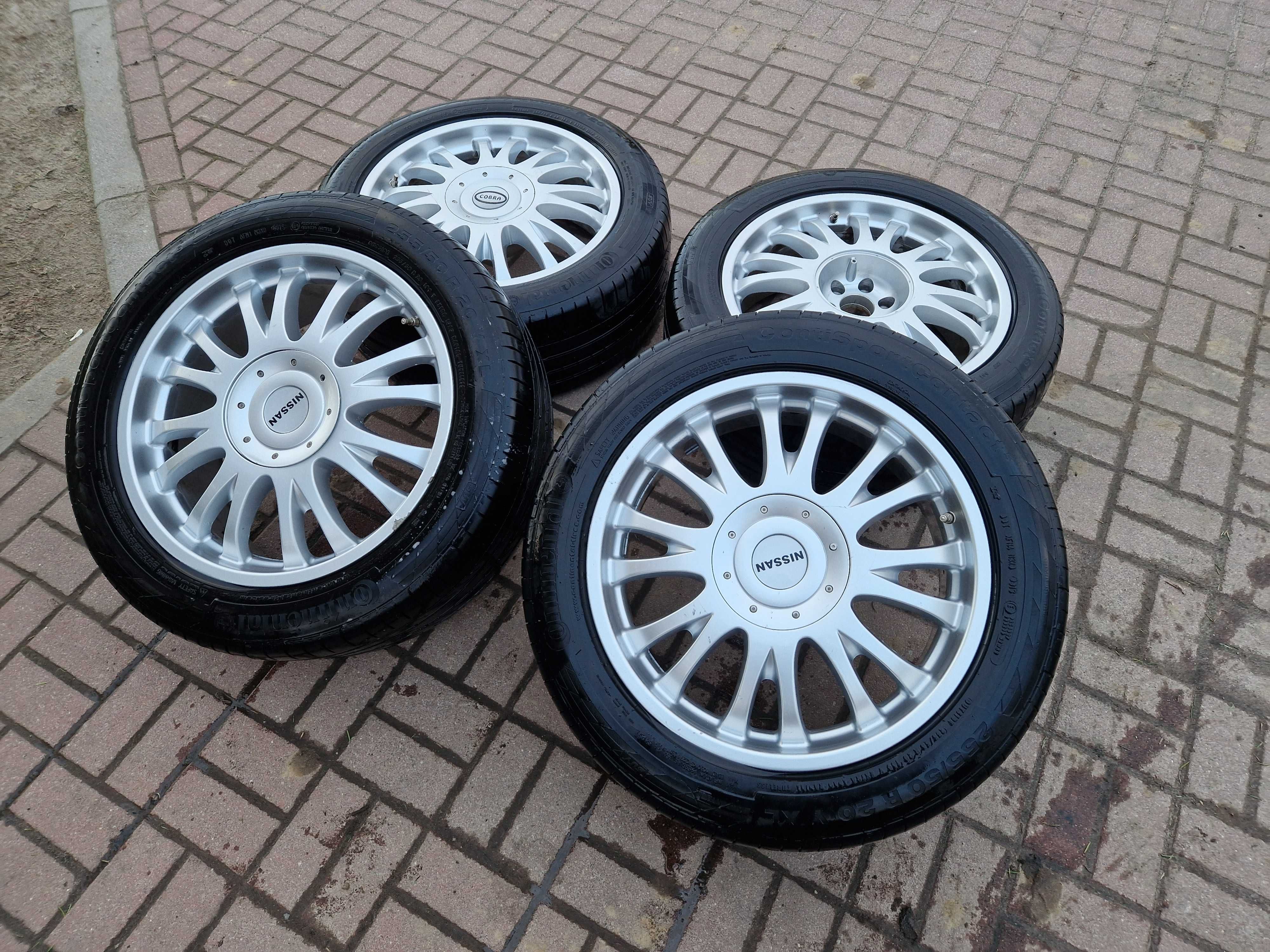 Komplet Kół Felgi 20 Cali 6x114,3 ET25 Nissan Navara D40 255/50 R20