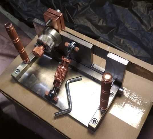 Приспособление для снятия и выведения спусков клинка. Knife bevel jig.