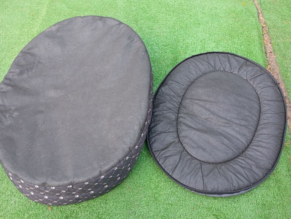 Granatowe legowisko dla psa BUTIKZOO Figa Plus 62 x 52 x 15cm