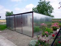 Blaszak Garaż blaszany Wzmocniony Garaże blaszane 6x5 6x6 6x7 7x5