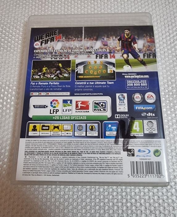 Jogo FIFA-14, PS3, Novo em Caixa