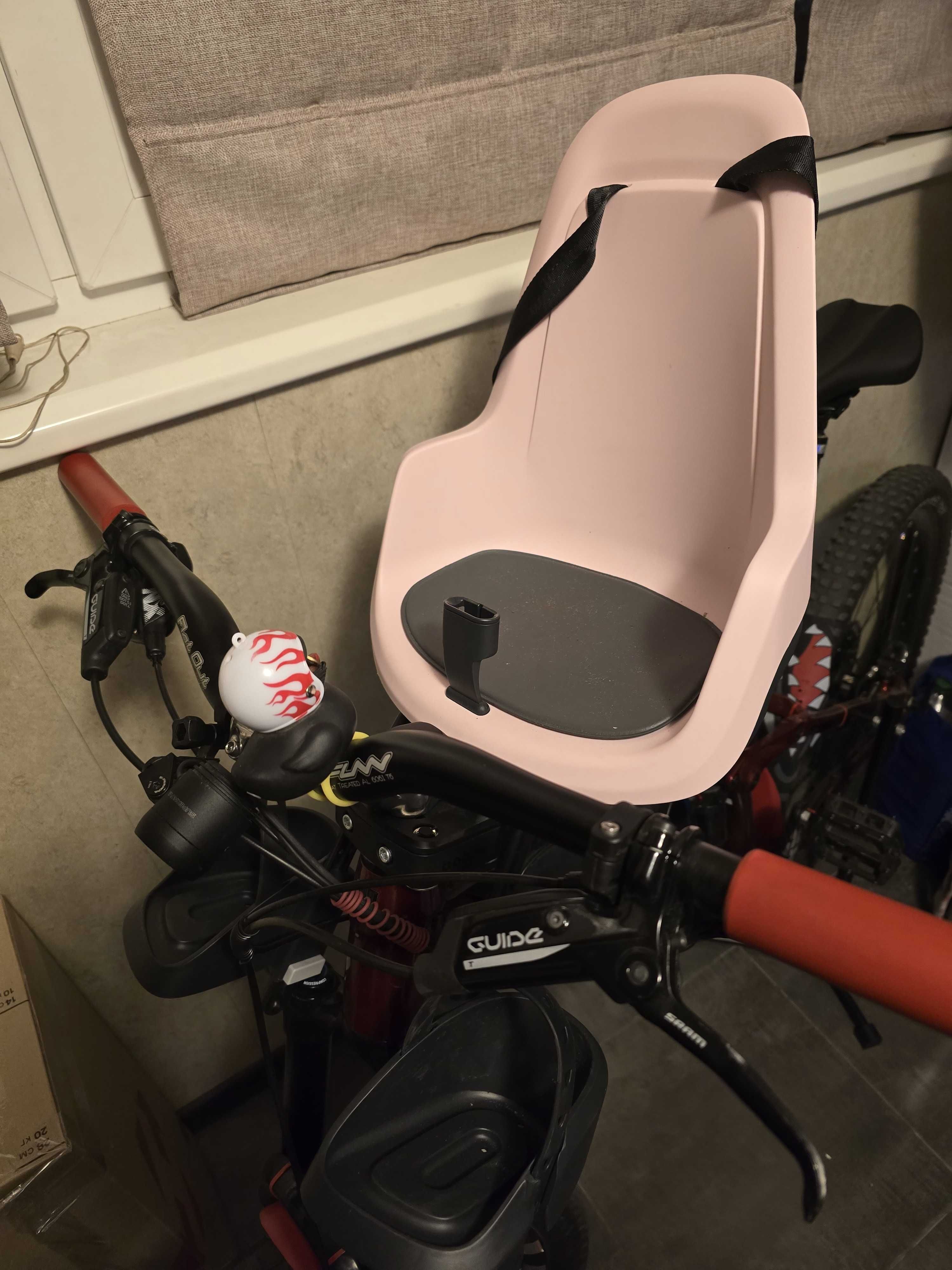Нове велокрісло +винос з підйомом на кермо переднє дитяче Bobike Thule