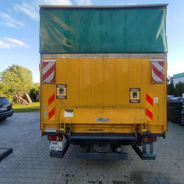 Mercedes Atego 1222, faktura VAT cena brutto,, winda, firanka, plandek