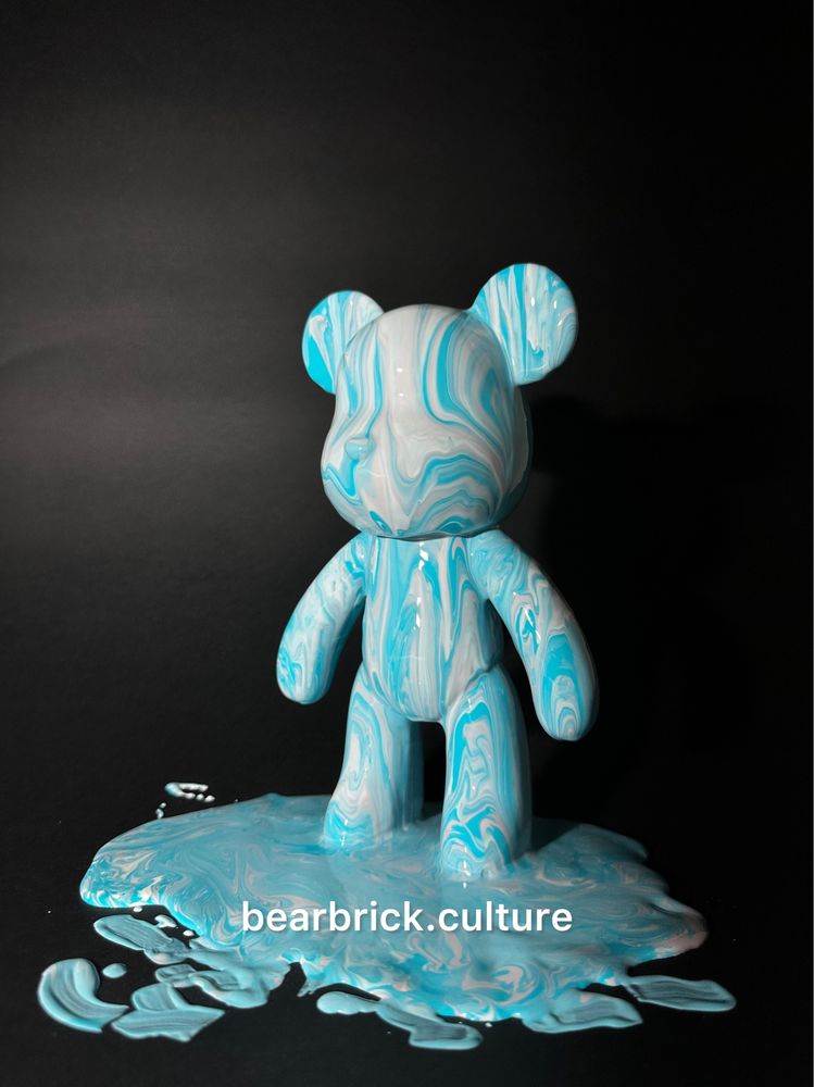 Флюїдний ведмедик, bearbrick, fluidbear 23 см