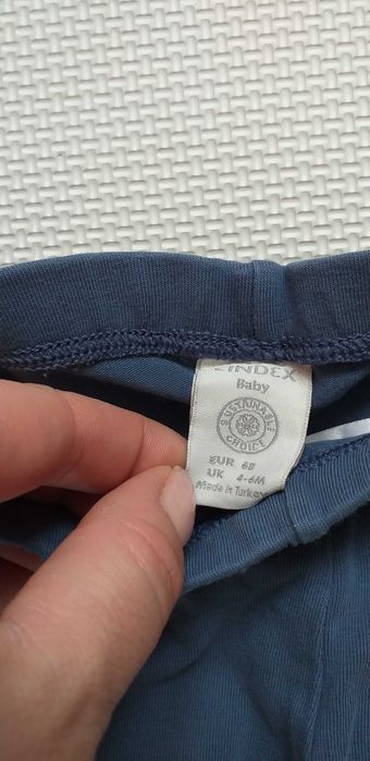 Spodnie legginsy getry spodenki sowy ptaki Lindex 62