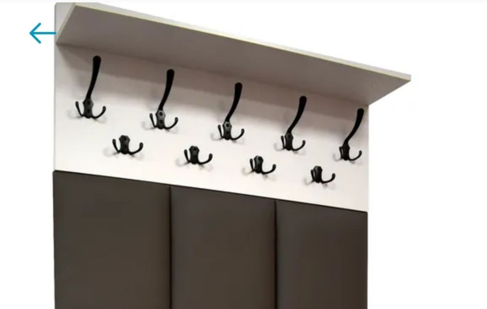 Wieszak z szafką na buty