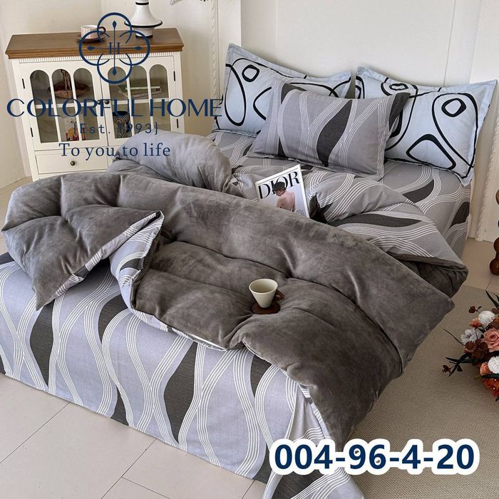 Постільна білизна велюр +фланель євро